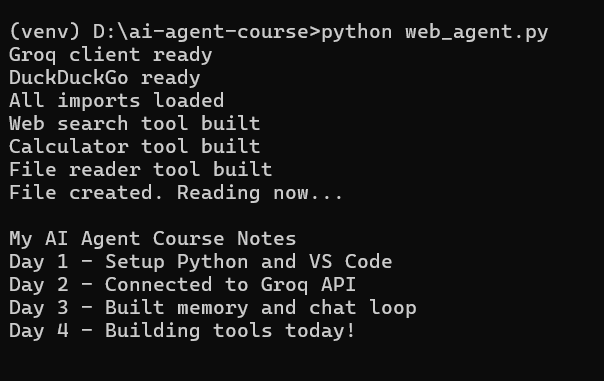 Terminal showing notes.txt contents read successfully
