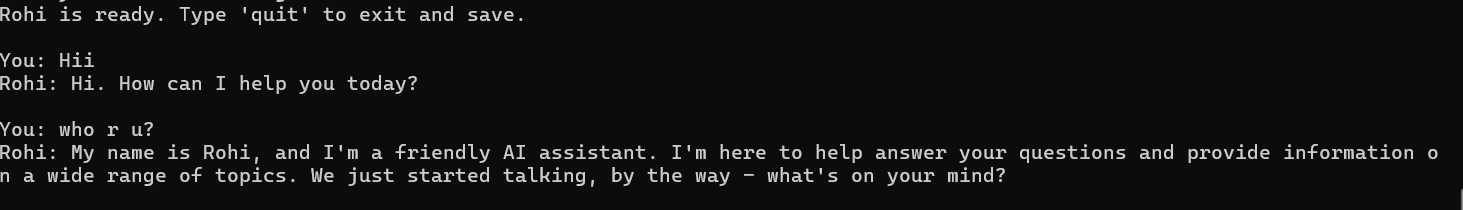 Continued conversation showing agent remembering context