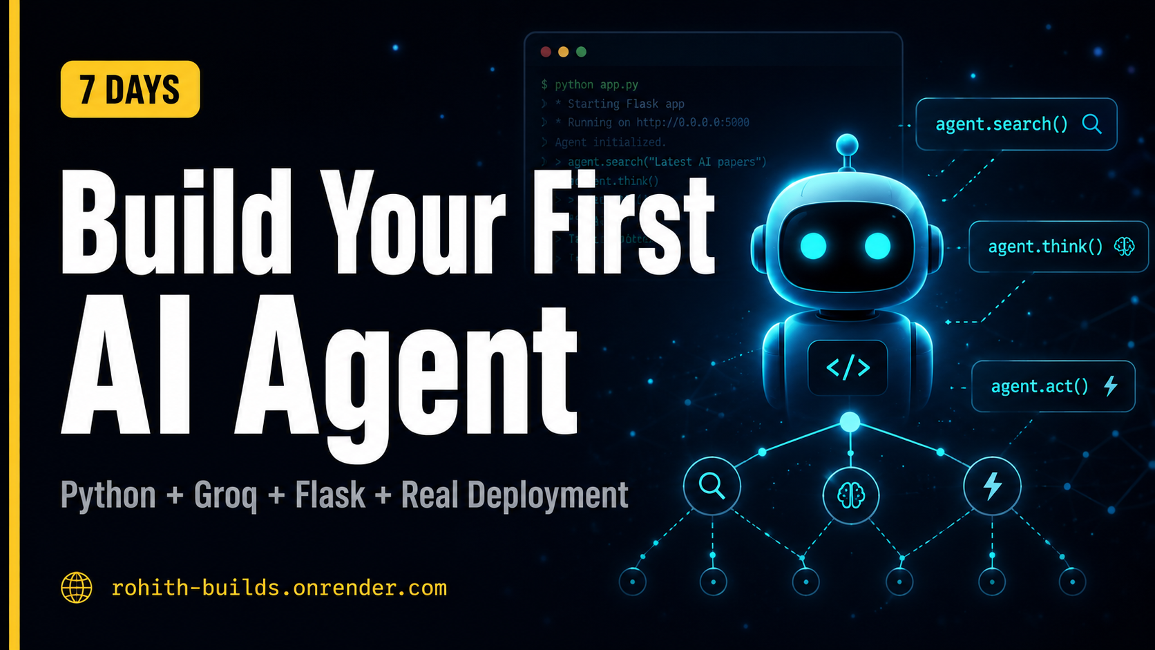 Build Your First AI Agent in 7 Days Banner